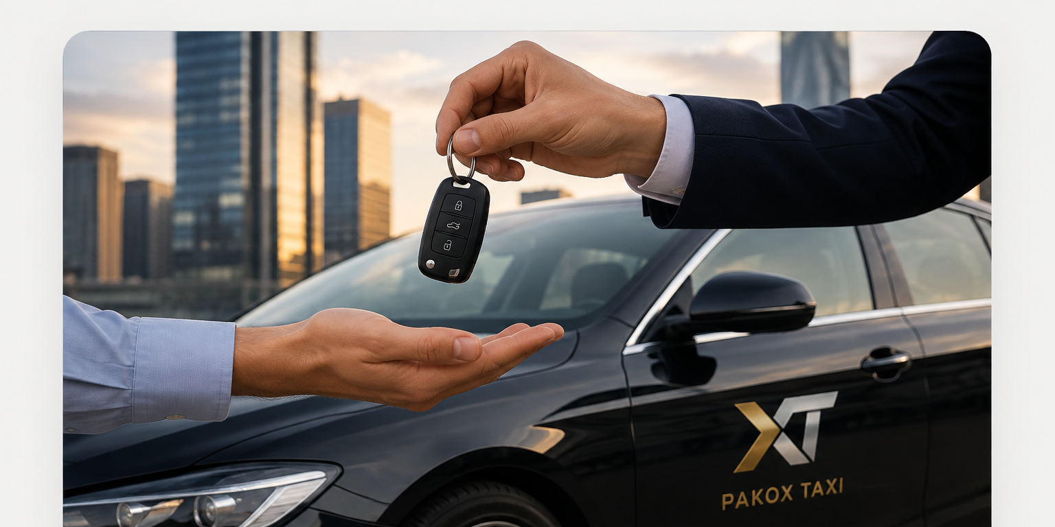 Przekazanie samochodu do floty PakoX Taxi